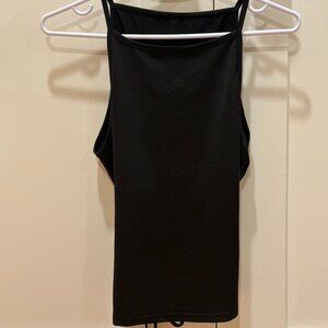 Half back open black top